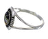 Sterling Silver Multicolor Southwestern Native American Pueblo Design Ring Size 5-3/4 YX78112